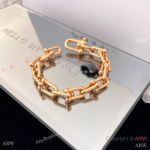 Luxury Replica T I F F I NY & C o Hardwear Chain Bracelet Rose Gold
